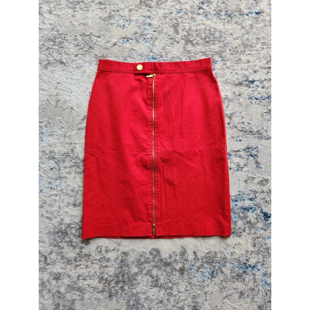 Ralph Lauren Women's Size 4‎ Red Pencil Skirt